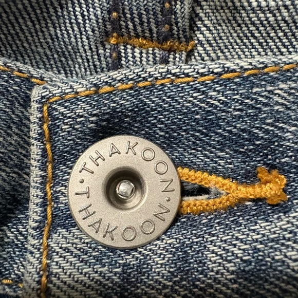 Thakoon Denim Patchwork Jeans, Straight Leg. Very soft denim. Unique - Picture 10 of 14